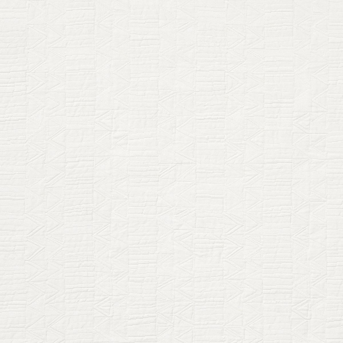 Schumacher Bizantino Quilted Weave Ivory Fabric