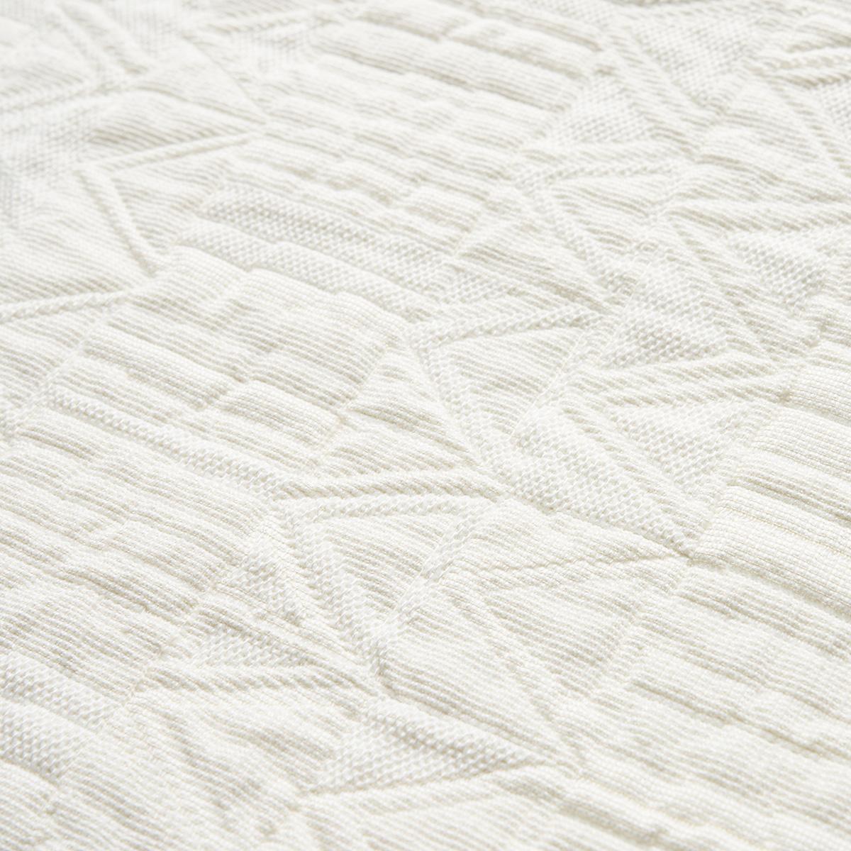 Schumacher Bizantino Quilted Weave Ivory Fabric