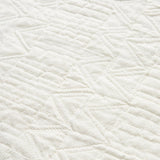 Schumacher Bizantino Quilted Weave Ivory Fabric