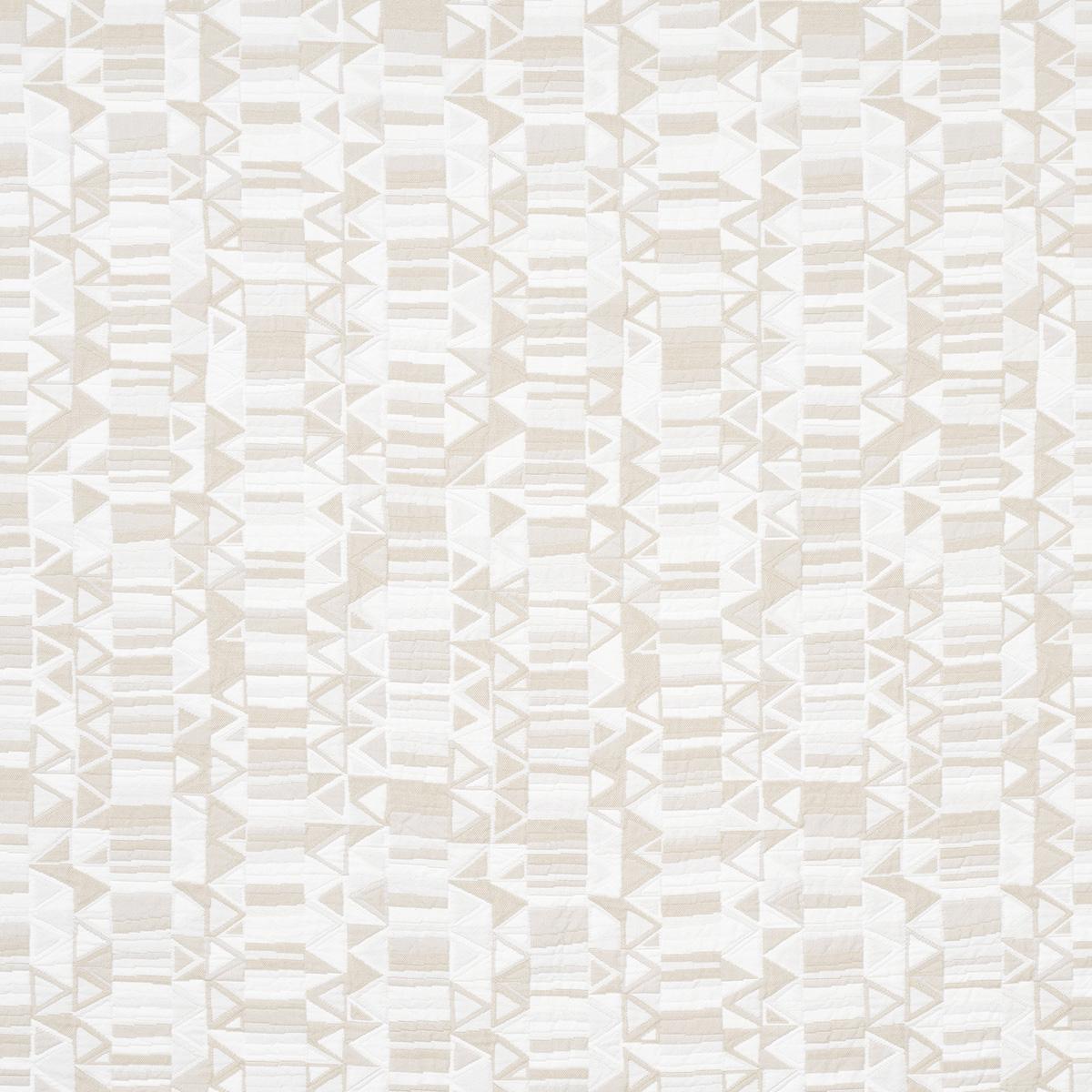 Schumacher Bizantino Quilted Weave Natural Fabric