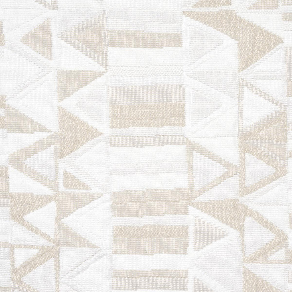 Schumacher Bizantino Quilted Weave Natural Fabric