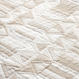 Schumacher Bizantino Quilted Weave Natural Fabric