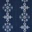 Schumacher Nadira Embroidery Indigo Fabric