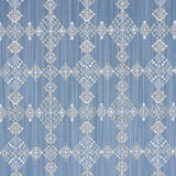 Schumacher Kalindi Embroidery Denim Fabric