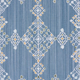 Schumacher Kalindi Embroidery Denim Fabric