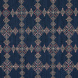 Schumacher Kalindi Embroidery Indigo Fabric