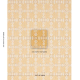 Schumacher Kalindi Embroidery Saffron Fabric