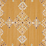 Schumacher Kalindi Embroidery Saffron Fabric