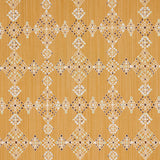 Schumacher Kalindi Embroidery Saffron Fabric