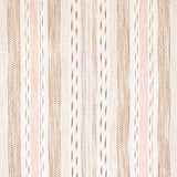 Schumacher Mirza Ikat Stripe Blush On Natural Fabric