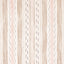 Schumacher Mirza Ikat Stripe Blush On Natural Fabric
