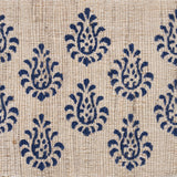 Schumacher Indigo Leila Hand Block Matka Tape