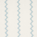Schumacher Lazare Appliqu Sky On Ivory Fabric
