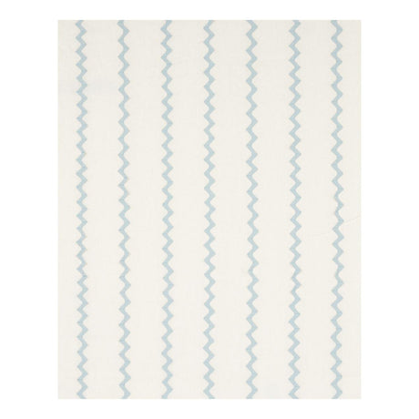 Schumacher Lazare Appliqu Sky On Ivory Fabric