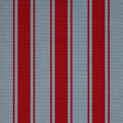 Schumacher Tangier Stripe Teal & Red Fabric