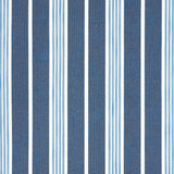 Schumacher Hampton Stripe Indoor/Outdoor Indigo Fabric
