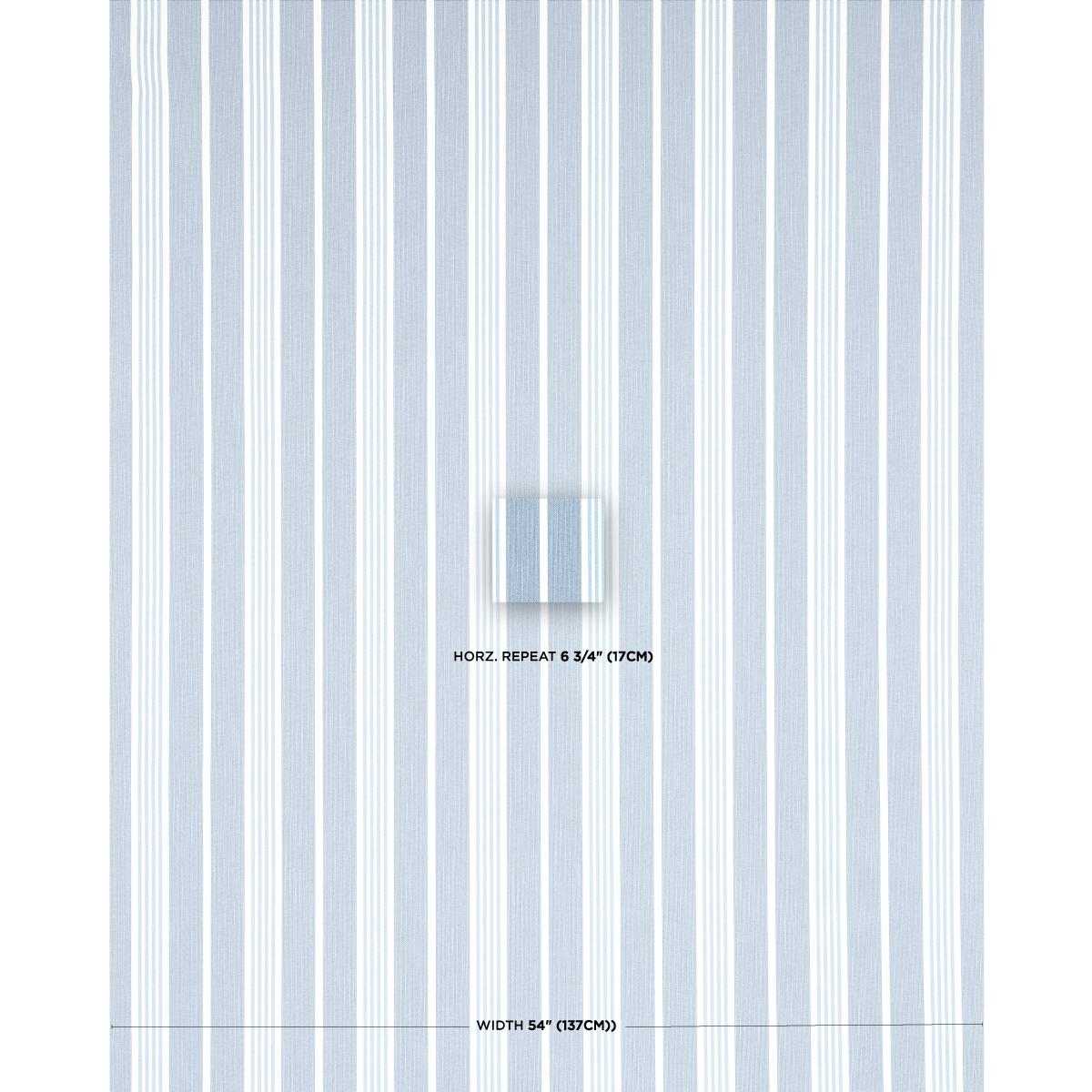 Schumacher Hampton Stripe Indoor/Outdoor Pool Fabric