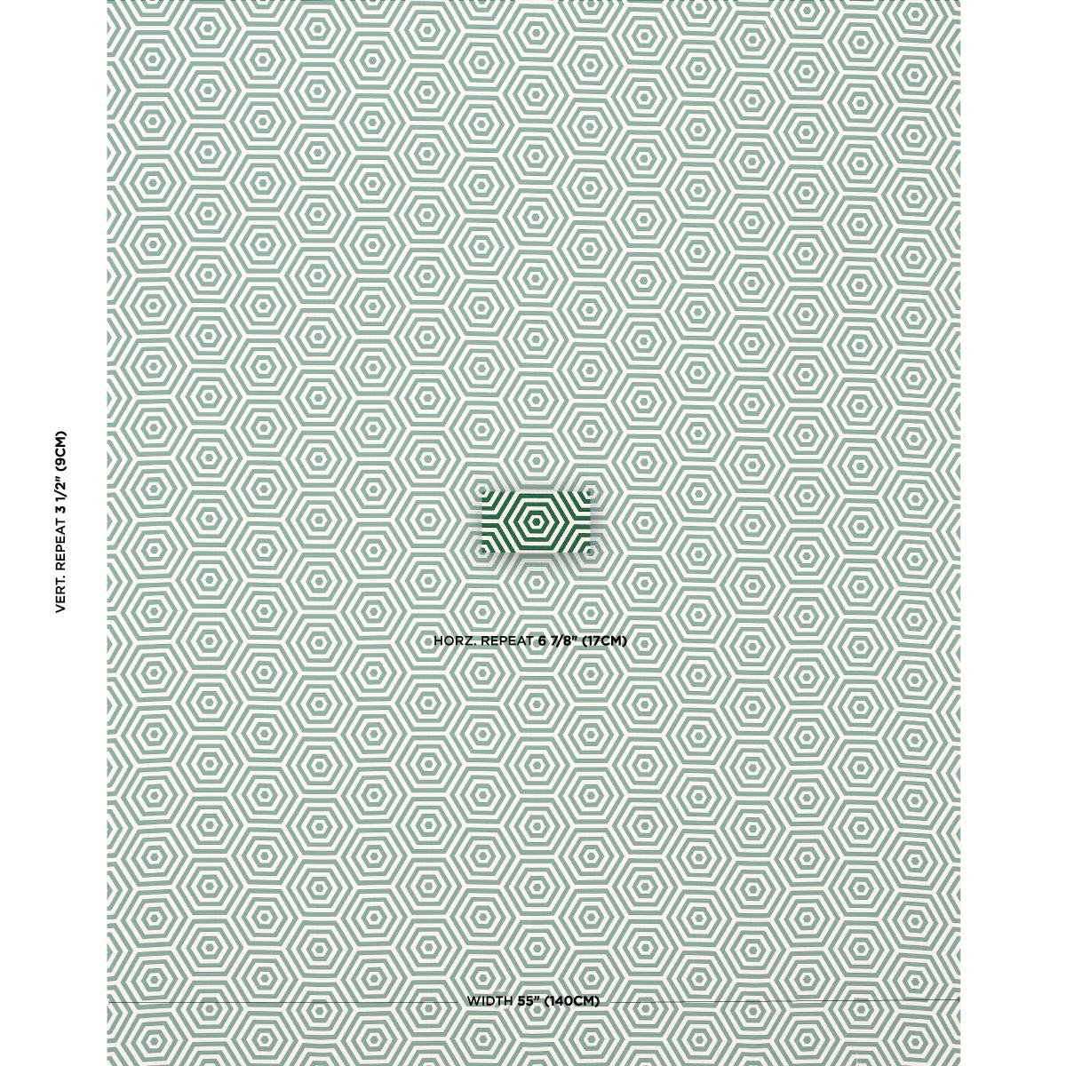 Schumacher Bees Knees Indoor/Outdoor Emerald Fabric