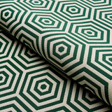 Schumacher Bees Knees Indoor/Outdoor Emerald Fabric