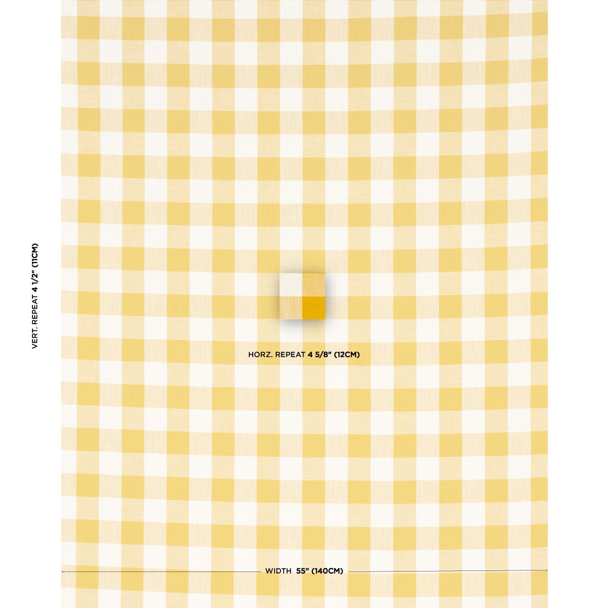 Schumacher Picnic Indoor/Outdoor Canary Fabric