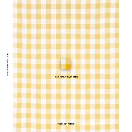 Schumacher Picnic Indoor/Outdoor Canary Fabric