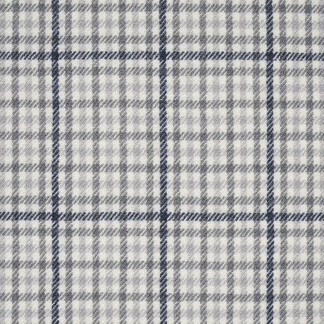 Schumacher Aldridge Wool Houndstooth Grey Fabric