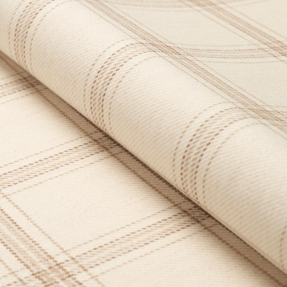 Schumacher Blackburn Merino Plaid Ivory Fabric