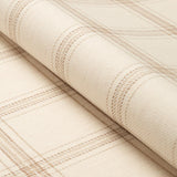 Schumacher Blackburn Merino Plaid Ivory Fabric
