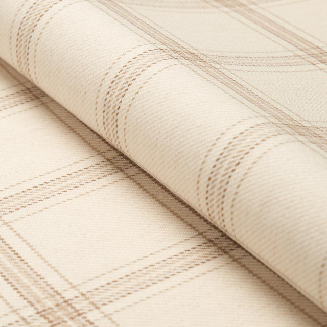 Schumacher Blackburn Merino Plaid Ivory Fabric