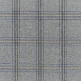 Schumacher Blackburn Merino Plaid Grey Fabric