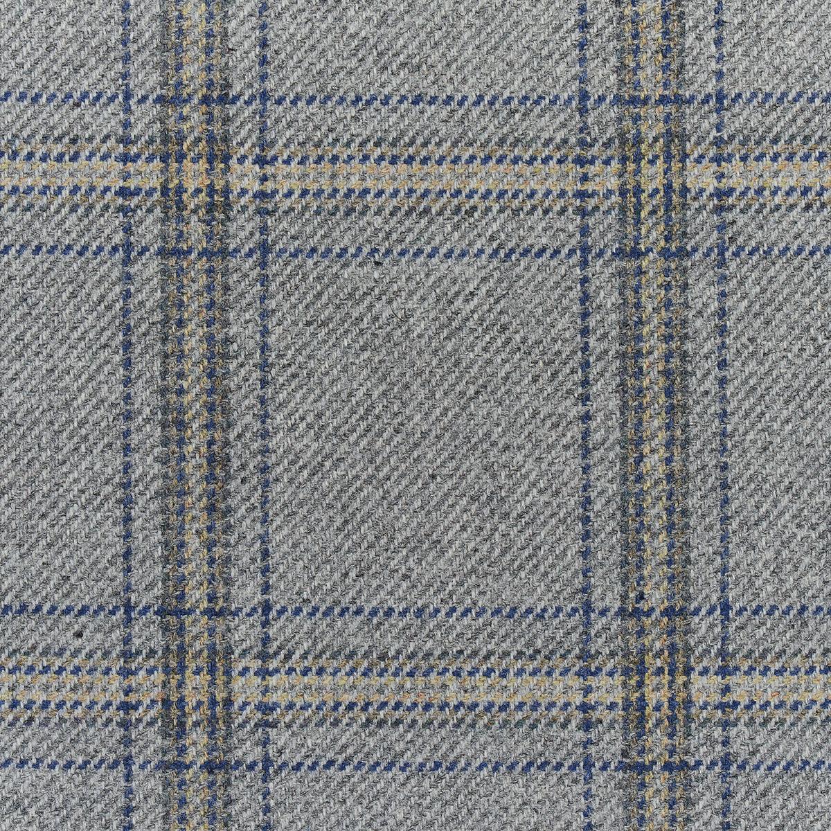 Schumacher Blackburn Merino Plaid Grey Fabric