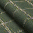 Schumacher Blackburn Merino Plaid Green Fabric