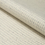 Schumacher Hudson Wool Check Ivory Fabric