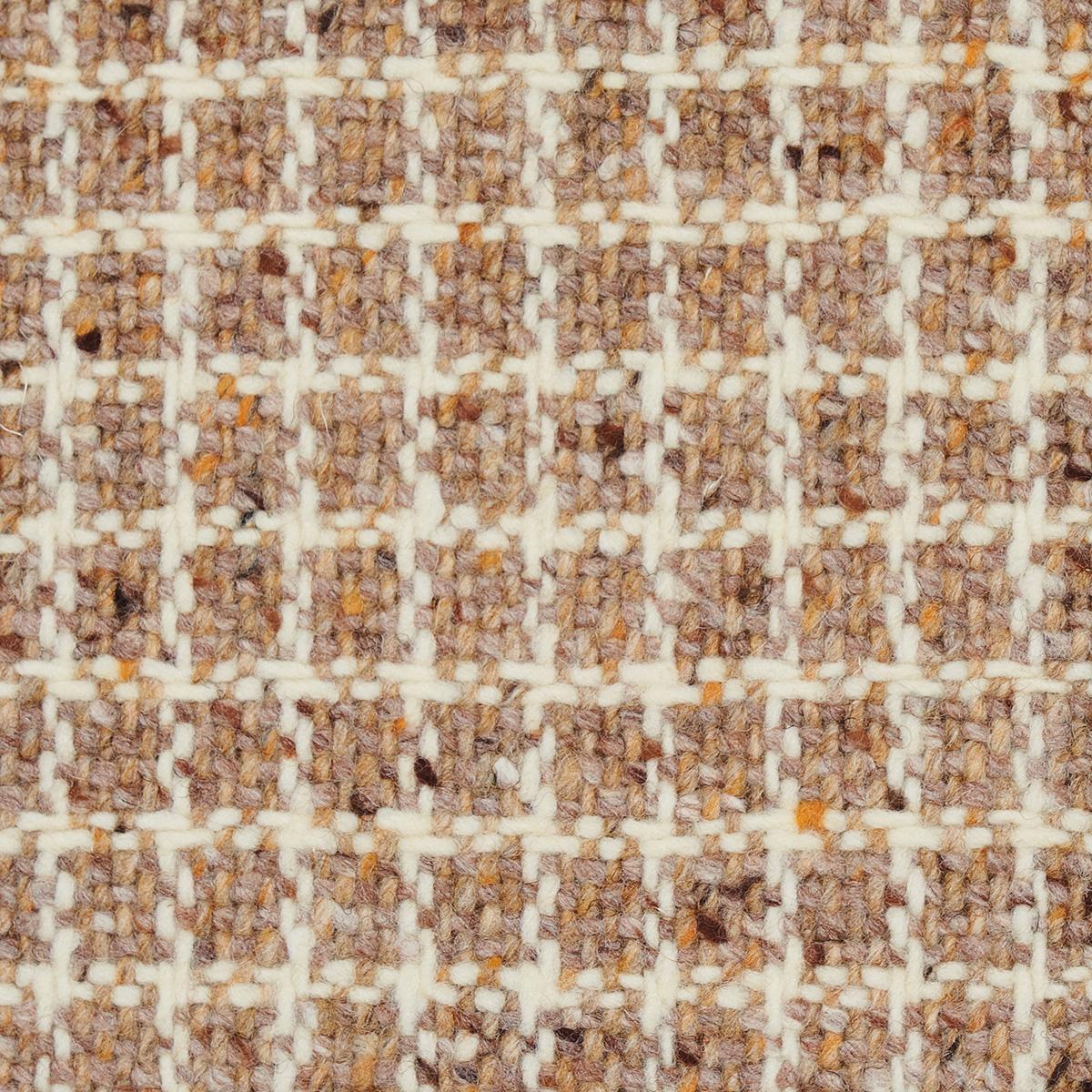 Schumacher Hudson Wool Check Camel Fabric