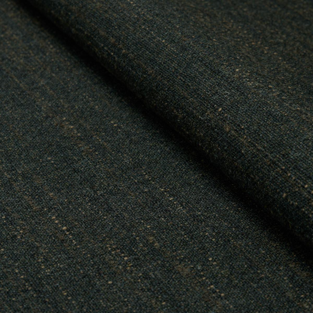 Schumacher Atlas Wool Texture Charcoal Fabric