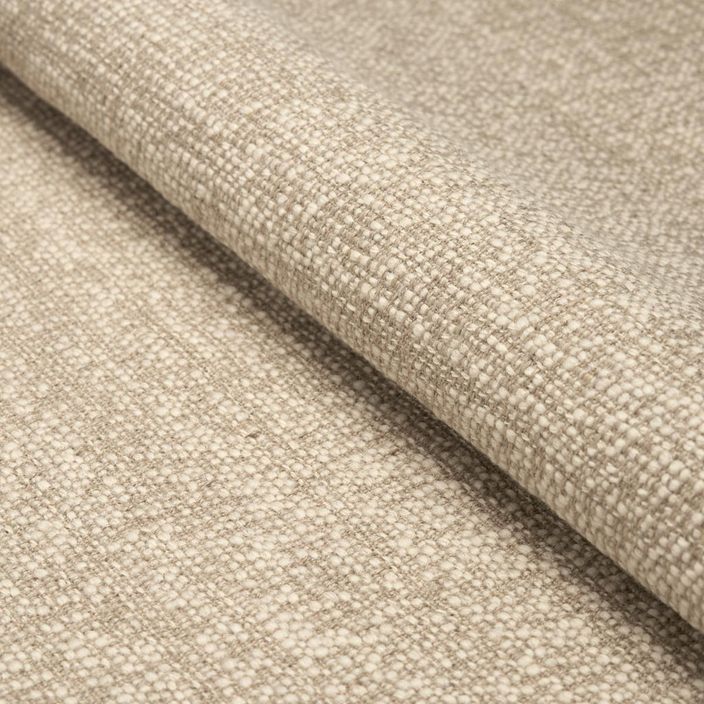 Schumacher Beacon Linen Wool Texture Natural Fabric