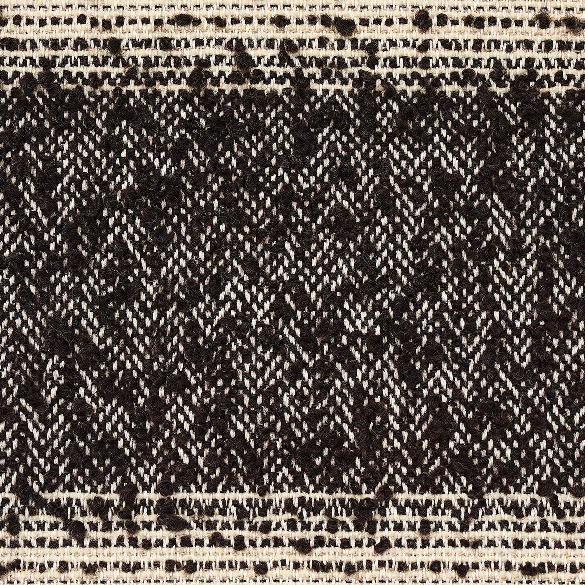 Schumacher Jessen Alpaca Stripe Brown Fabric