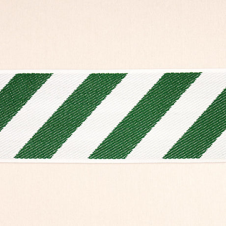 Schumacher Green And Ivory Airmail Ii Indoor/Outdoor Tape