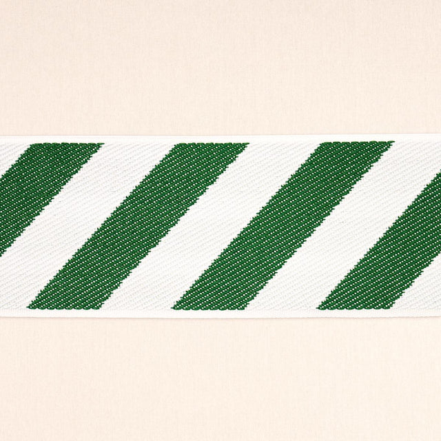 Schumacher Green And Ivory Airmail Ii Indoor/Outdoor Tape