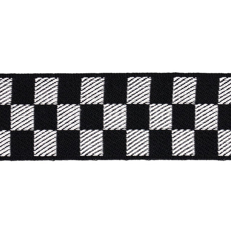 Schumacher Black & Ivory Zee Tape