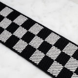 Schumacher Zee Tape Black & Ivory Trim