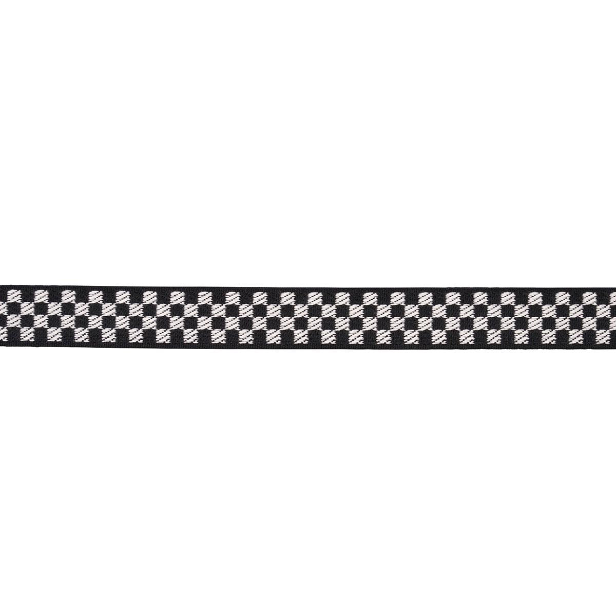 Schumacher Black & Ivory Zee Tape Narrow