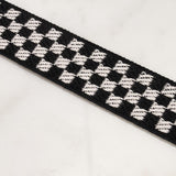 Schumacher Black & Ivory Zee Tape Narrow