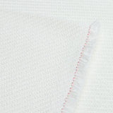 Schumacher Outdoor Heavyweight Twill White Fabric