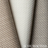 Schumacher Outdoor Heavyweight Twill White Fabric