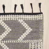 Schumacher Charcoal 5' x 7' Malta French Knot Rug