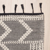 Schumacher Charcoal 8' x 10' Malta French Knot Rug