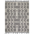 Schumacher Charcoal 9' x 12' Malta French Knot Rug
