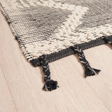 Schumacher Charcoal 9' x 12' Malta French Knot Rug