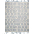 Schumacher Sky 5' x 7' Malta French Knot Rug